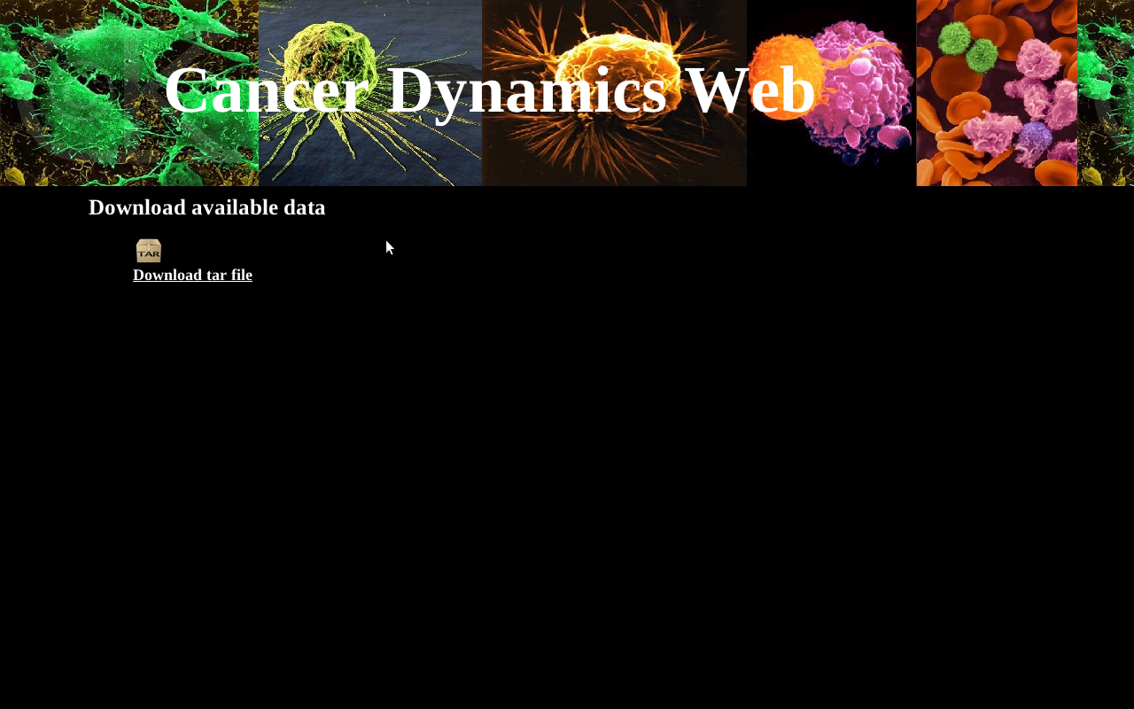 Download web tool or web app cancer_dynamics