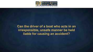 Free download Can the driver of a boat who acts in an irresponsible, unsafe manner be held liable for causing an accident? video and edit with RedcoolMedia movie maker MovieStudio video editor online and AudioStudio audio editor onlin