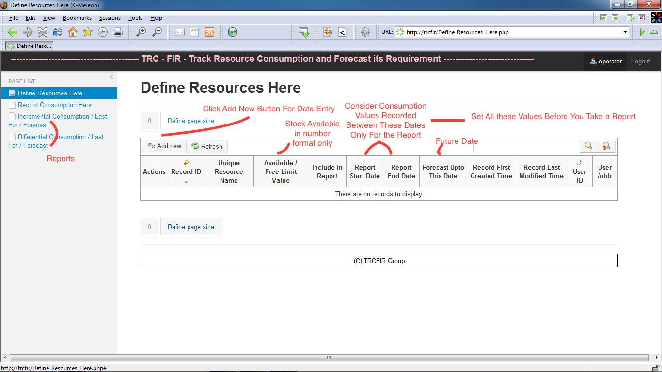 Download web tool or web app Capacity Planning  Management Software