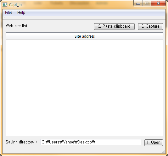 Download web tool or web app Capt_in