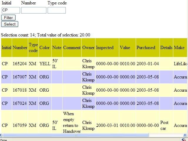 Download web tool or web app Car Cards and Way Bills Page