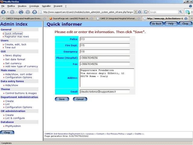 Download web tool or web app CARE2X - Integrated Hospital Info System