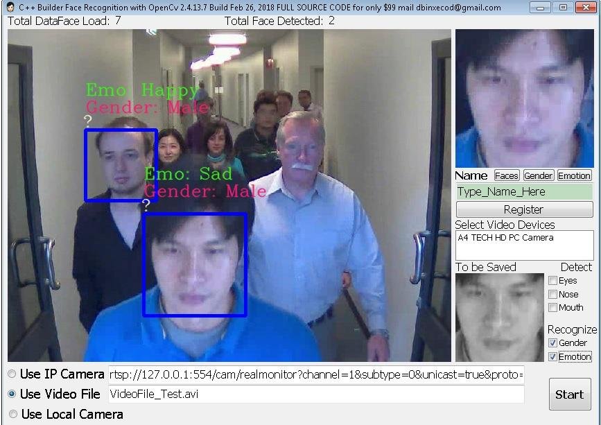 Download web tool or web app C++Builder Face Recognition Dec22,2018