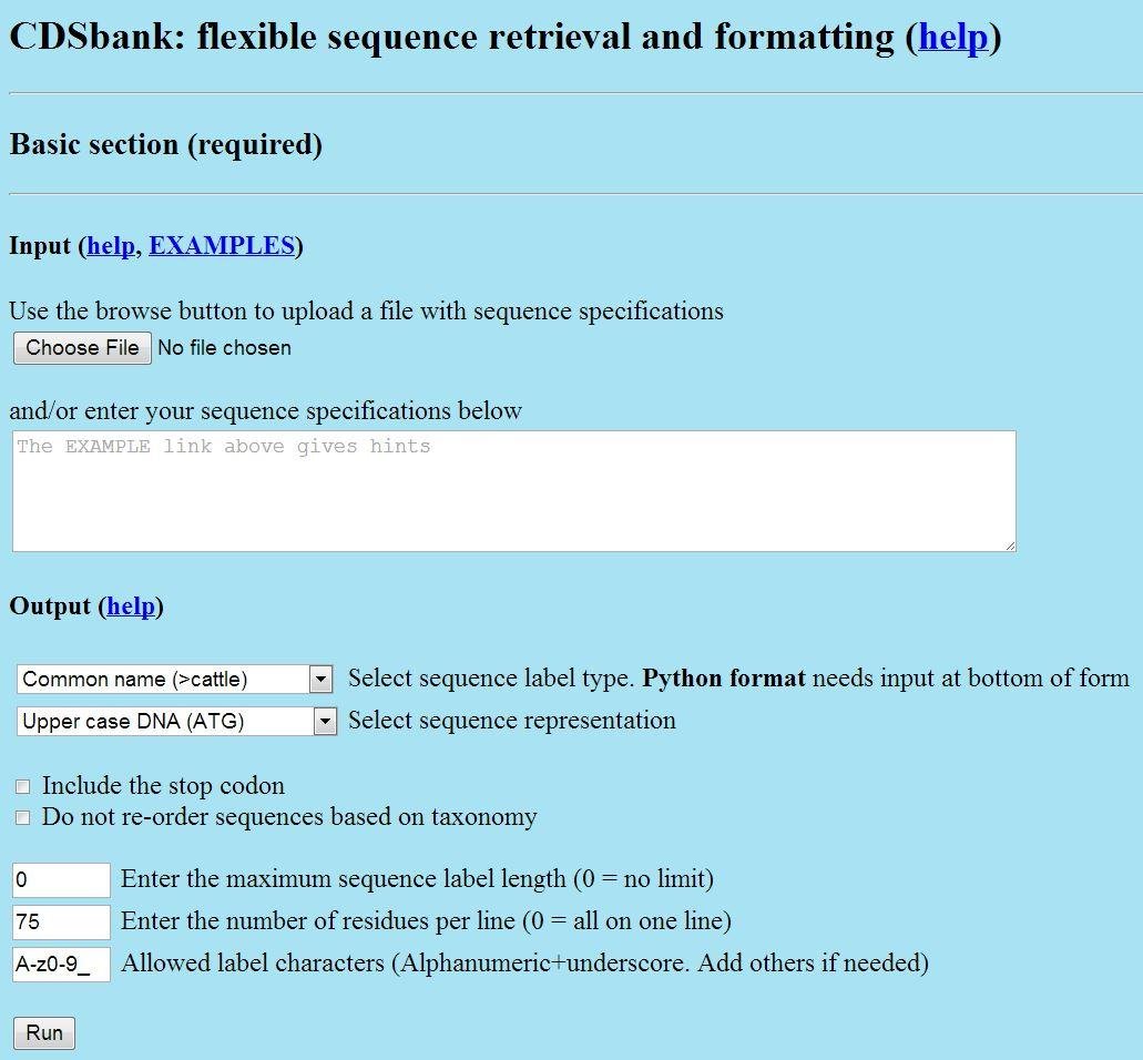 Download web tool or web app CDSbank