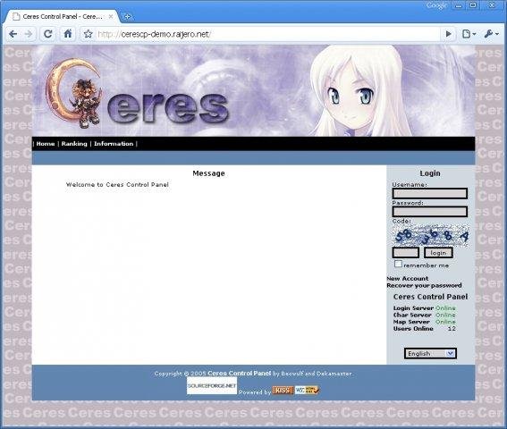 Download web tool or web app Ceres CP