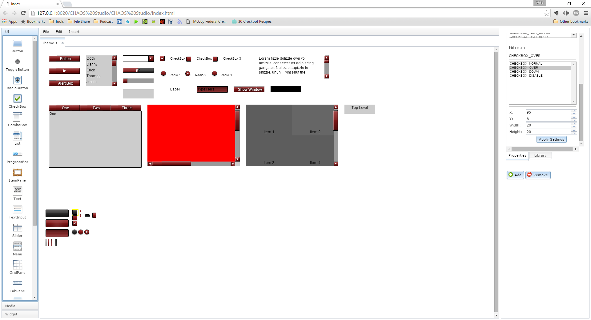 Download web tool or web app Chaos UI Framework