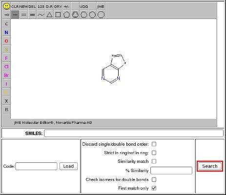 Download web tool or web app Chemical search in SQL