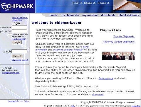 Download web tool or web app Chipmark