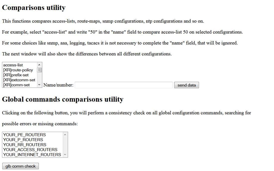 Download web tool or web app Cisco config surfing,parsing,searching