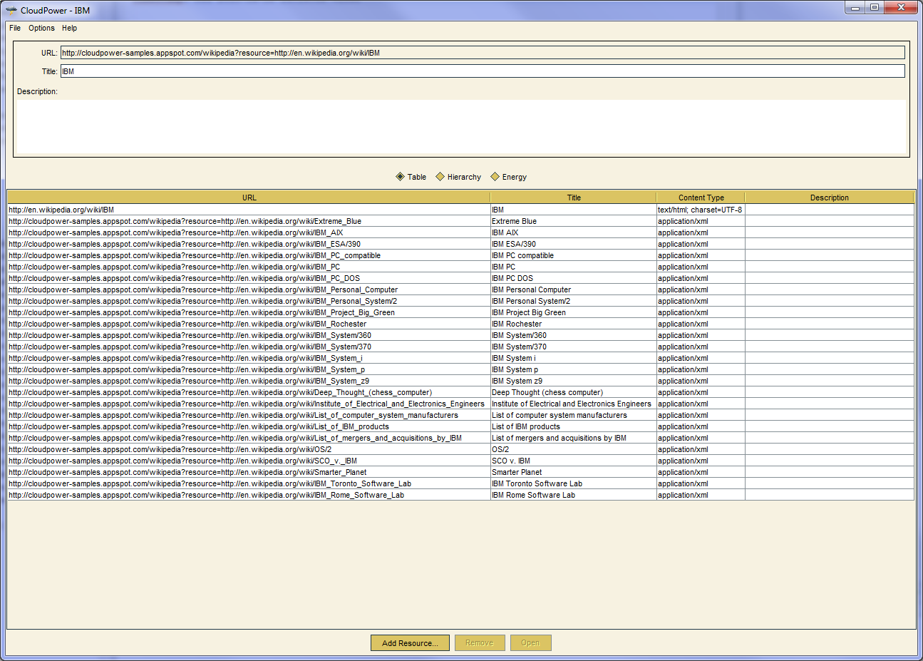 Download web tool or web app CloudPower