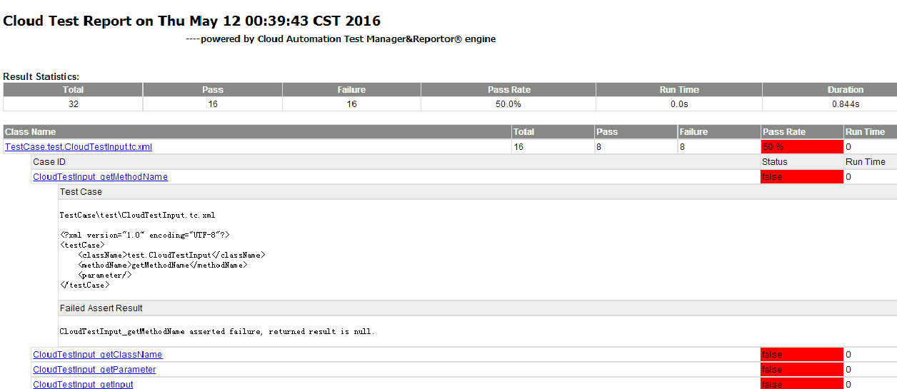 Download web tool or web app CloudTest-Cloud java unit test framework