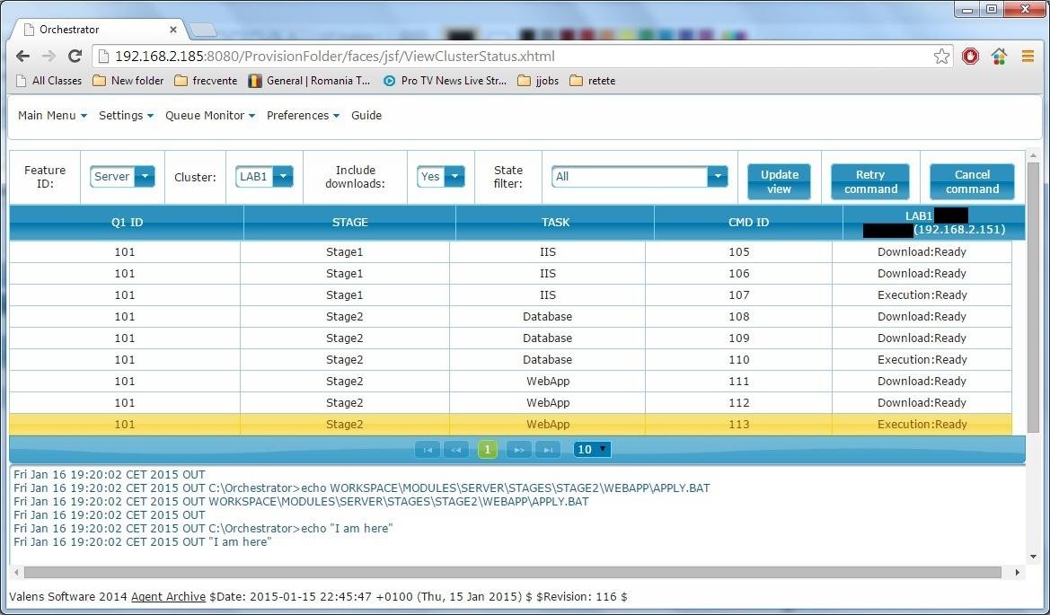 Download web tool or web app Cluster Orchestrator