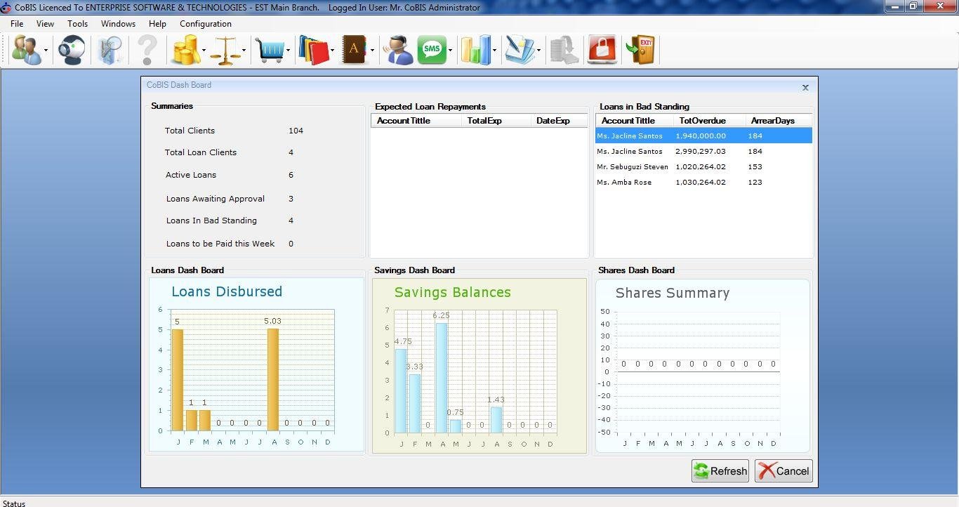 Download web tool or web app CoBIS Banking / Microfinance Software  