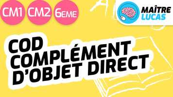 Free download COD - Complment dobjet direct CM1 - CM2 - 6me - Cycle 3 - Franais - Grammaire video and edit with RedcoolMedia movie maker MovieStudio video editor online and AudioStudio audio editor onlin