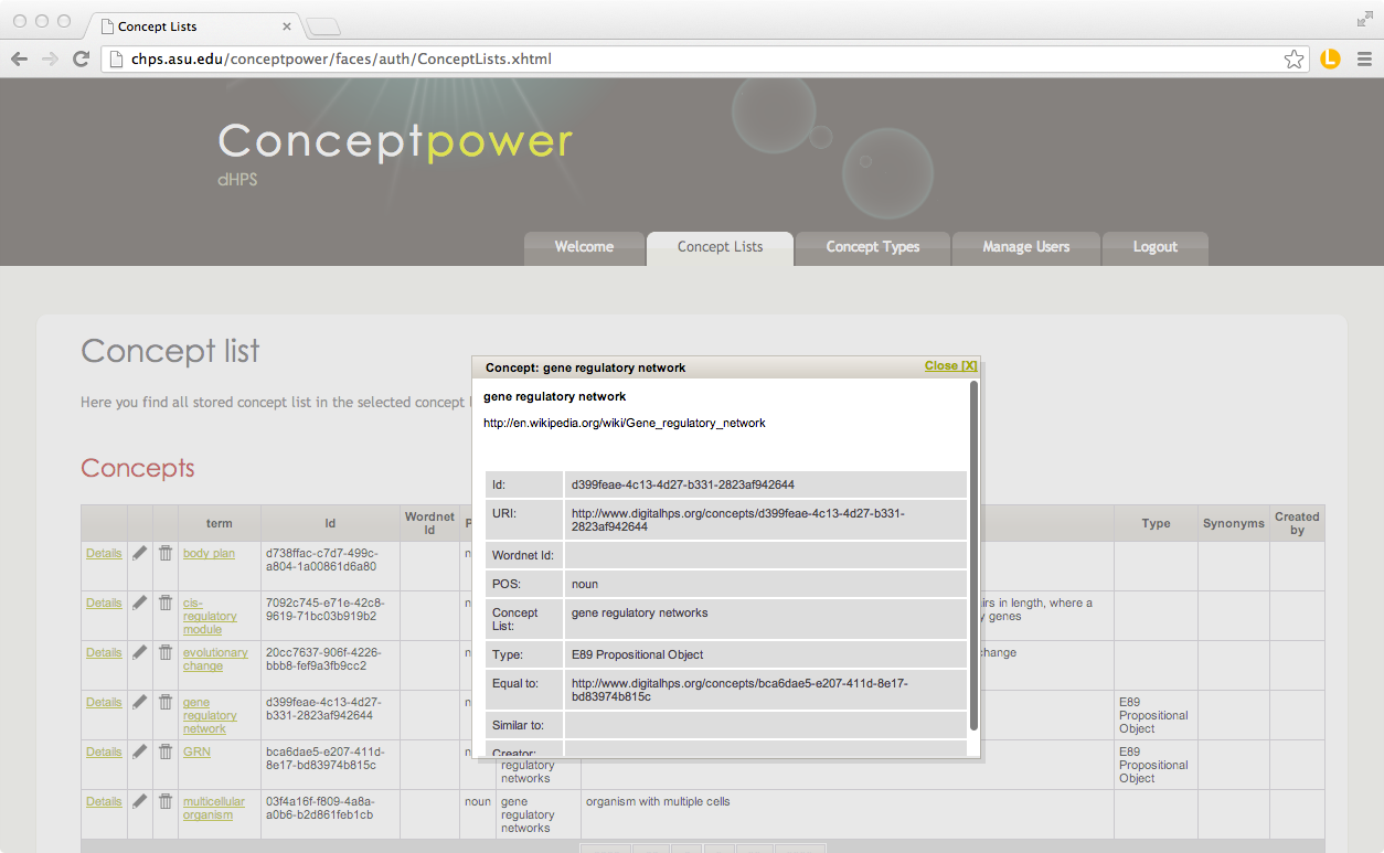 Download web tool or web app Conceptpower