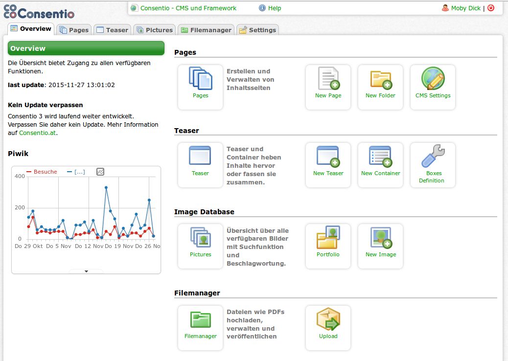 Download web tool or web app Consentio WebCMS v3 McCurdy