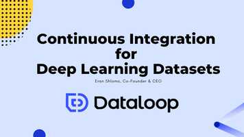 Free download Continuous Integration for Deep Learning Datasets video and edit with RedcoolMedia movie maker MovieStudio video editor online and AudioStudio audio editor onlin