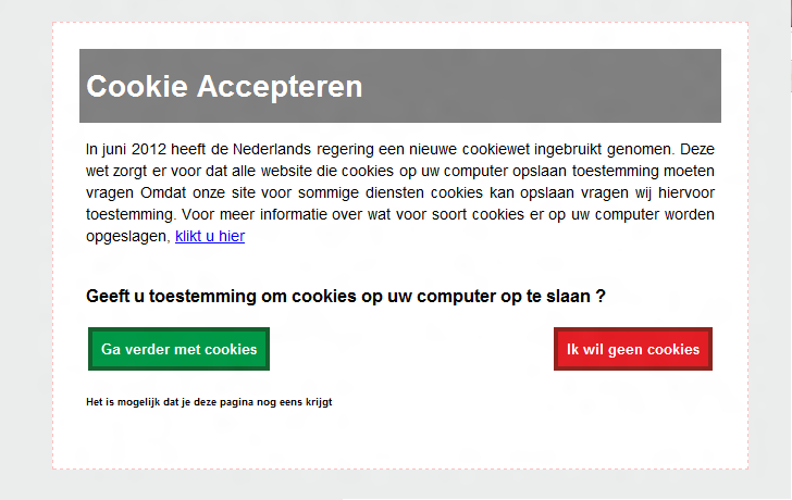 Download web tool or web app CookieConfirm