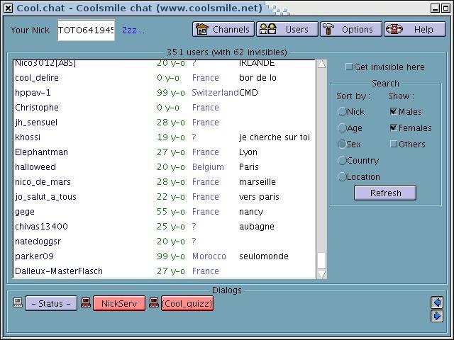 Download web tool or web app Coolsmile IRC Client