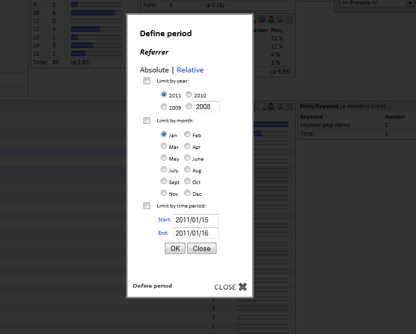 Download web tool or web app CrazyStat