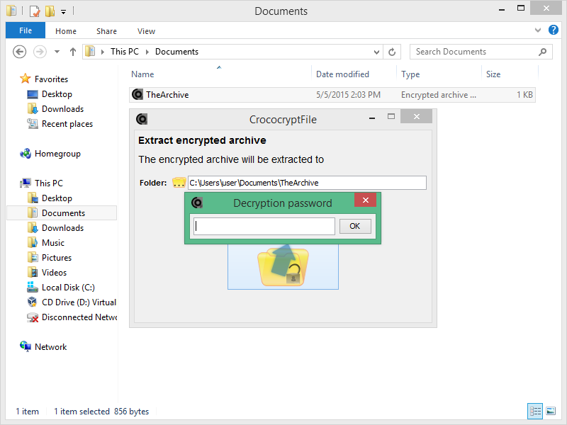 Download web tool or web app CrococryptFile