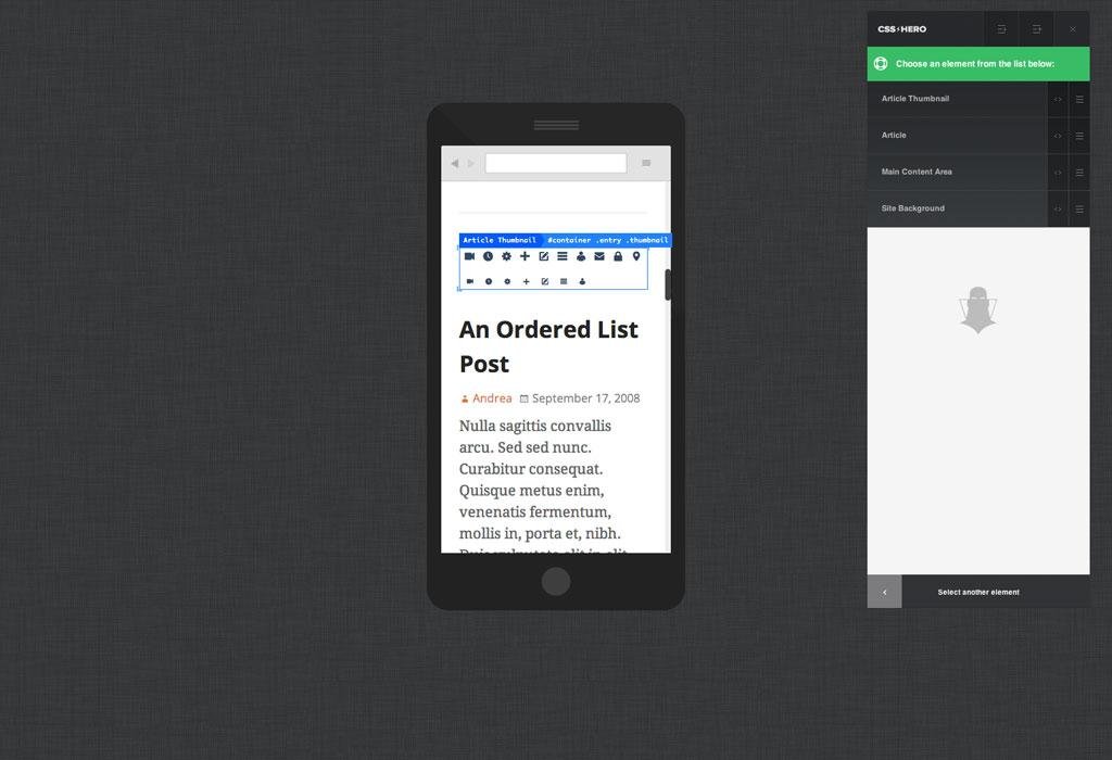 Download web tool or web app CSS Hero Community Edition