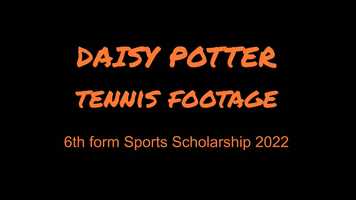 Free download Daisy Potter tennis footage for Sports Scholarship video and edit with RedcoolMedia movie maker MovieStudio video editor online and AudioStudio audio editor onlin