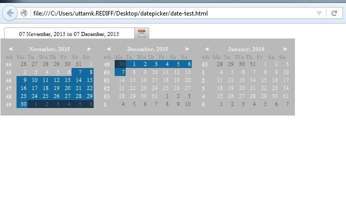 Download web tool or web app Date Range Picker