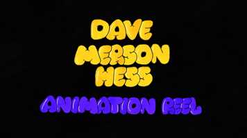 Free download Dave Merson Hess: Animation Reel (2020) video and edit with RedcoolMedia movie maker MovieStudio video editor online and AudioStudio audio editor onlin