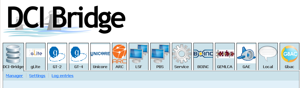 Download web tool or web app DCI Bridge