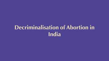 Free download Decriminalisation of Abortion in India- A Webinar Series (TRAILER) video and edit with RedcoolMedia movie maker MovieStudio video editor online and AudioStudio audio editor onlin