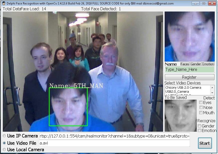 Download web tool or web app Delphi Face Recognition Dec22,2018