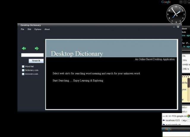 Download web tool or web app Desktop Dictionary 