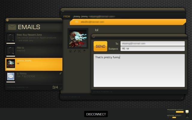 Download web tool or web app Deus Ex Email Client