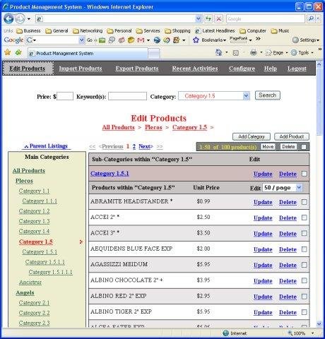 Download web tool or web app DFD Cart