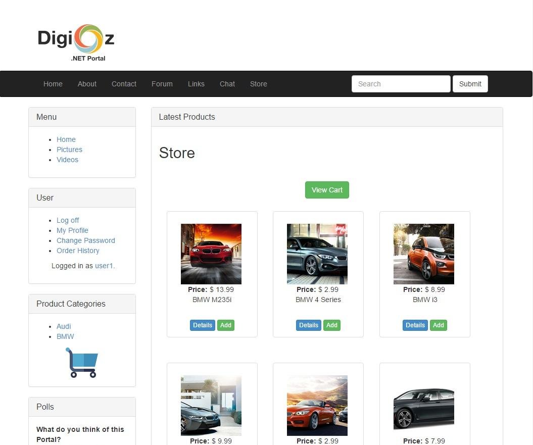 Download web tool or web app DigiOz .NET Portal