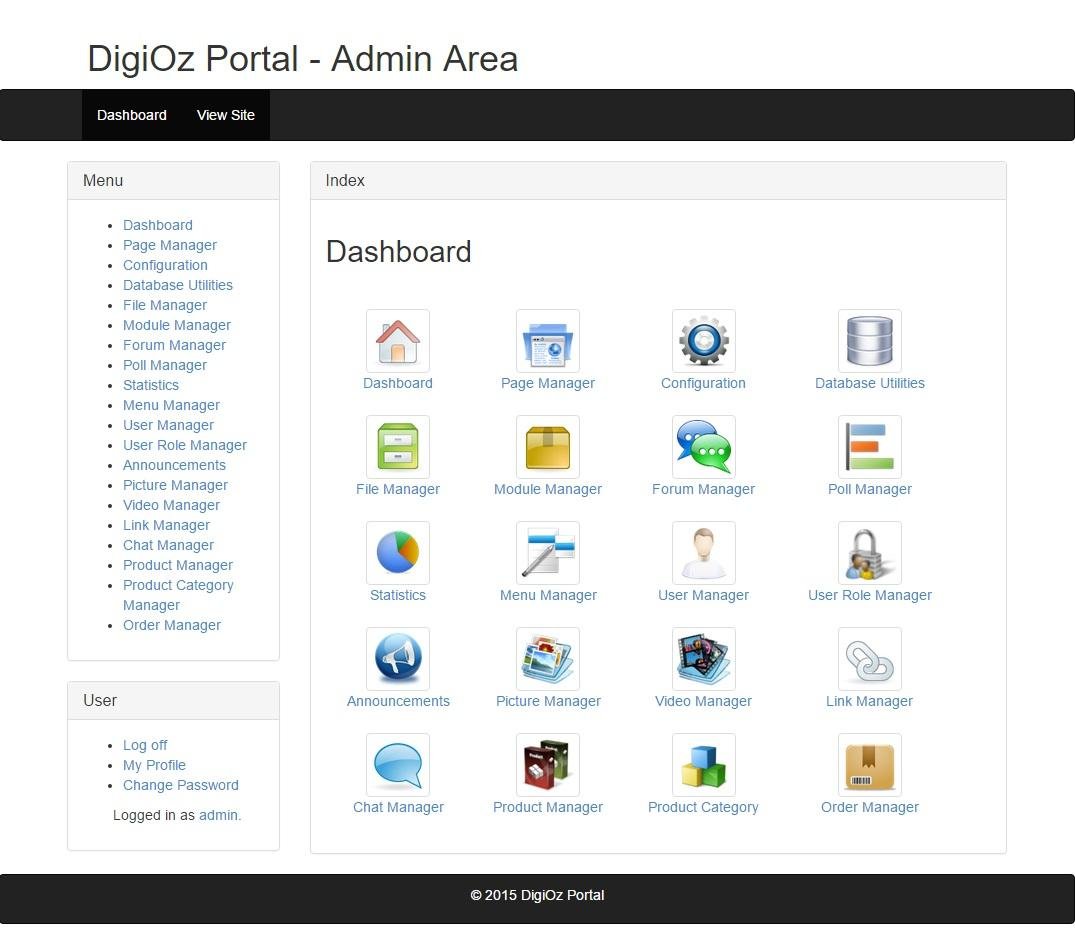 Download web tool or web app DigiOz .NET Portal