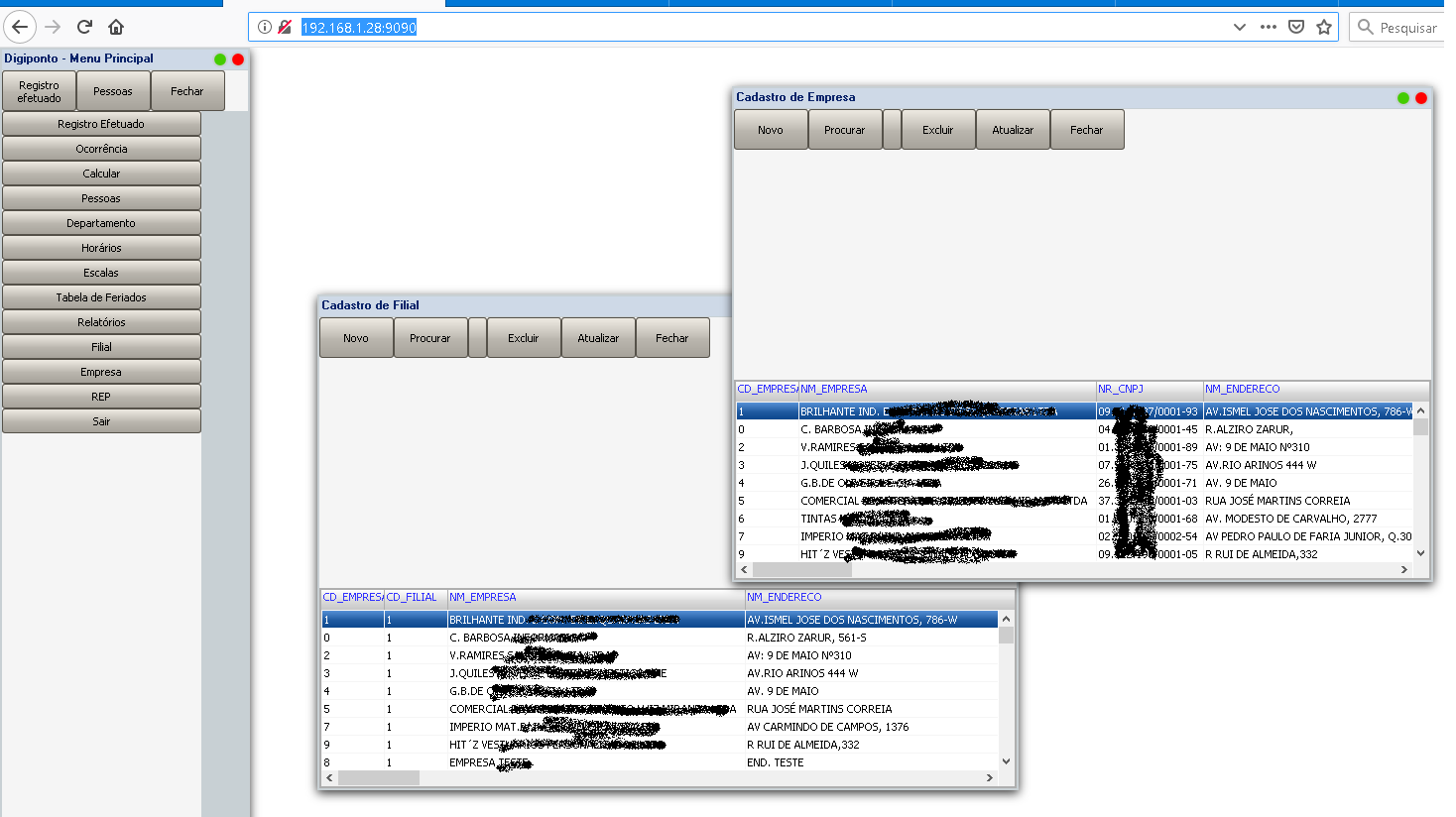 Download web tool or web app DigiPonto Web com Raudus + REST Dataware