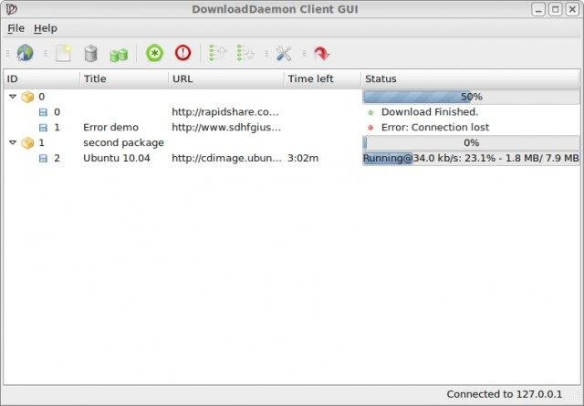 Download web tool or web app DownloadDaemon