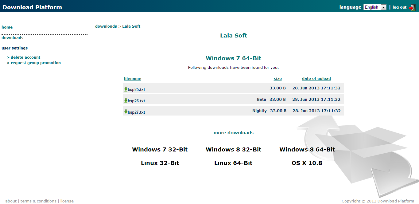 Download web tool or web app Download Platform