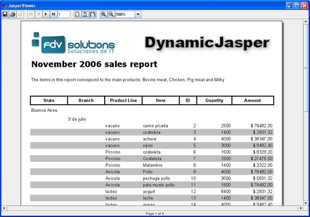 Download web tool or web app DynamicJasper