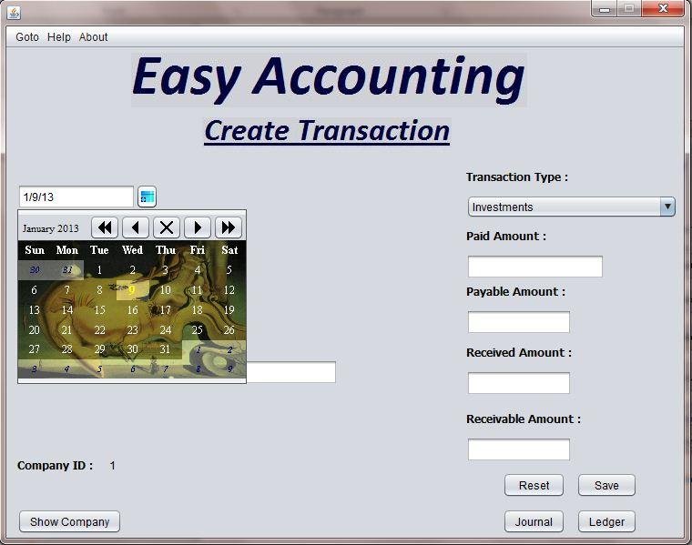 Download web tool or web app Easy Accounting