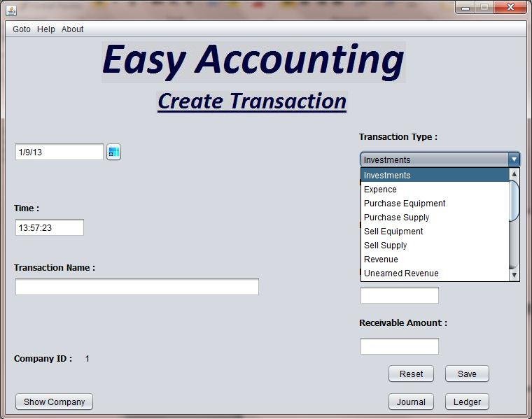 Download web tool or web app Easy Accounting