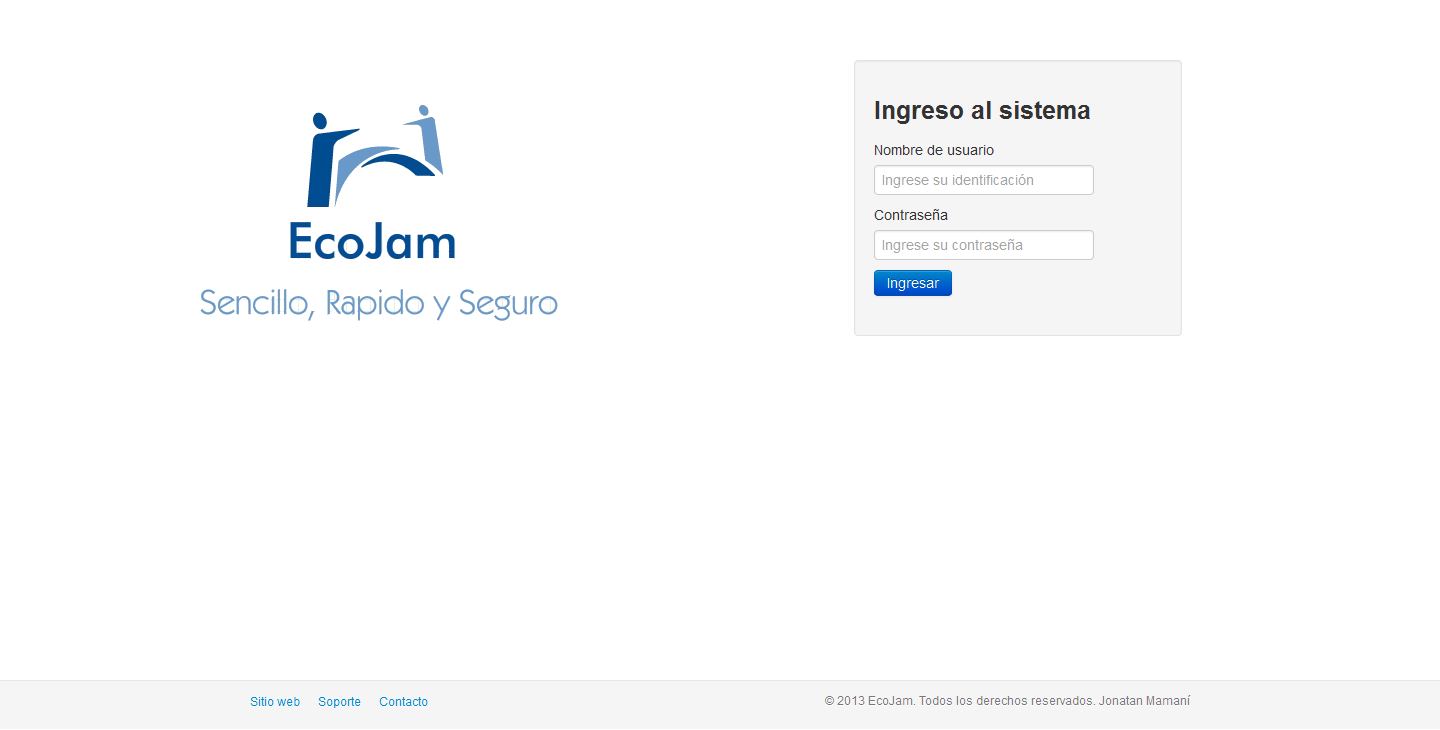 Download web tool or web app EcoJam