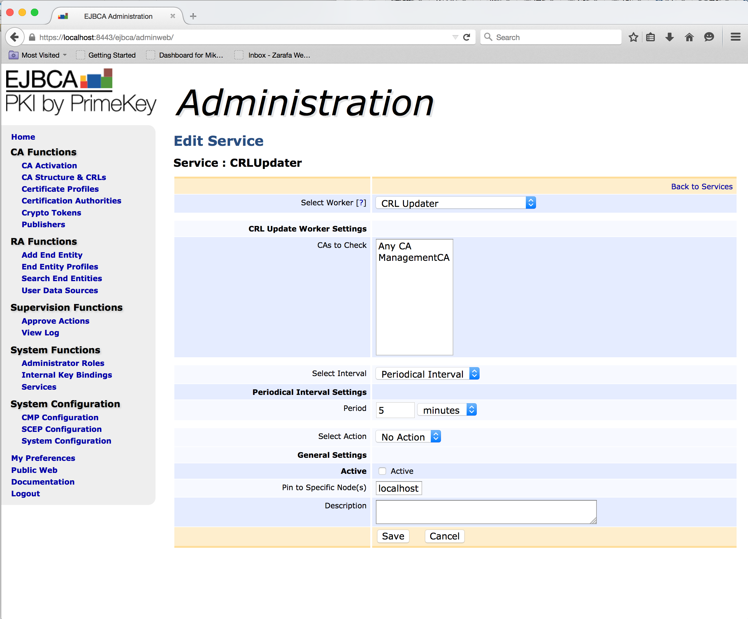 Download web tool or web app EJBCA, JEE PKI Certificate Authority