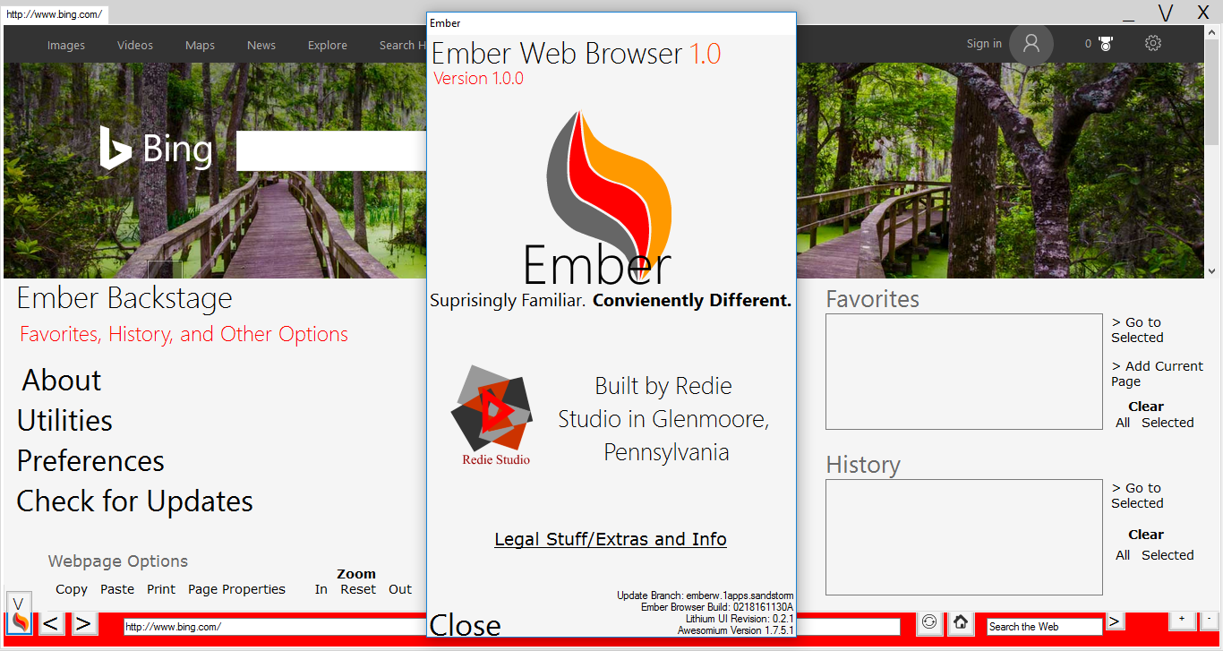 Download web tool or web app Ember Web