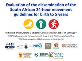 Free download Evaluation of the dissemination of the South African 24-hour movement guidelines for birth to 5 years video and edit with RedcoolMedia movie maker MovieStudio video editor online and AudioStudio audio editor onlin