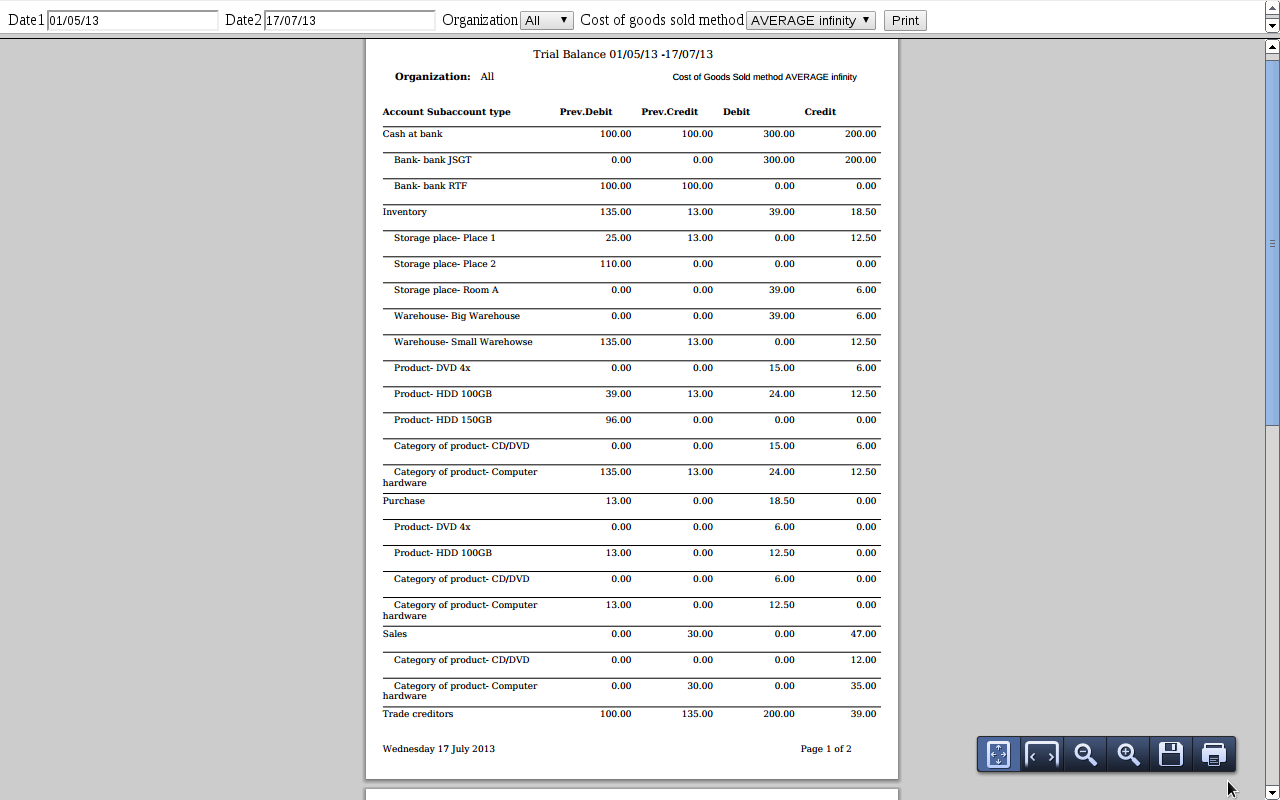 Download web tool or web app Experimental ERP