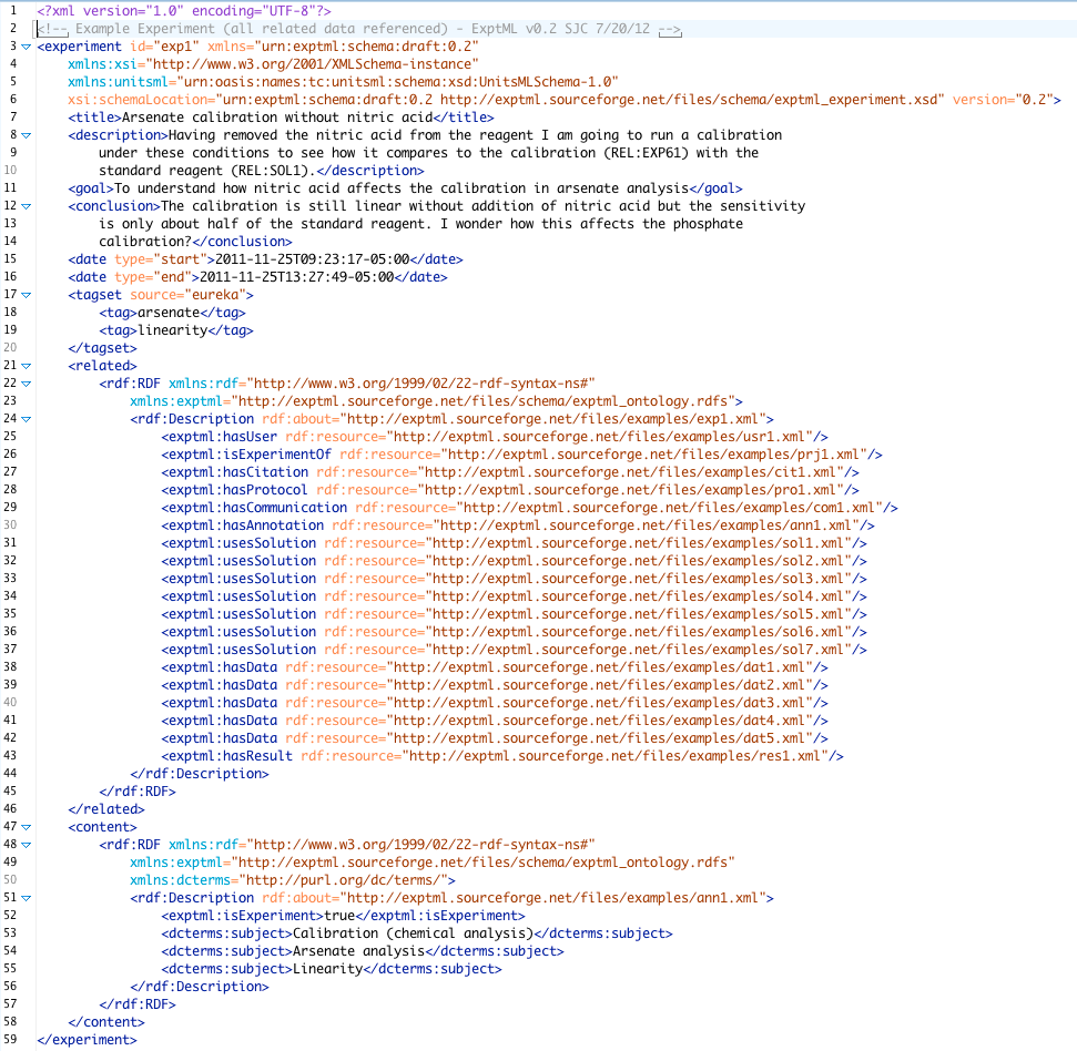 Download web tool or web app ExptML: A Markup Language for Science