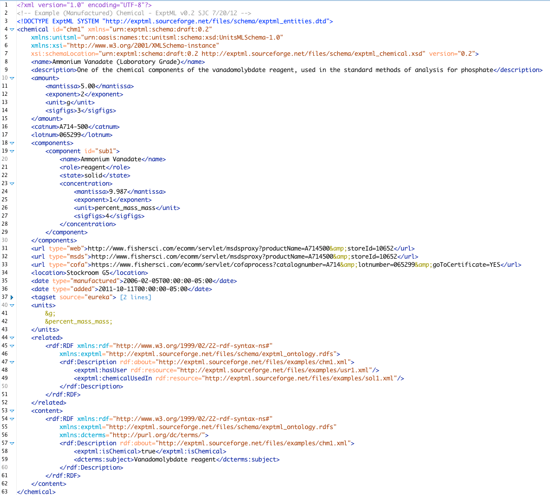 Download web tool or web app ExptML: A Markup Language for Science